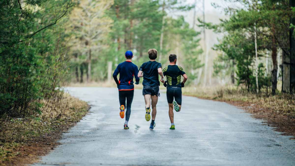 mens running training